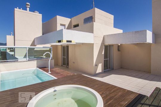 Área Piscina de apartamento à venda com 3 quartos, 167m² em Recreio dos Bandeirantes, Rio de Janeiro