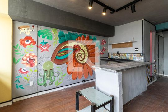 Cozinha de kitnet/studio para alugar com 1 quarto, 33m² em Centro, São Paulo