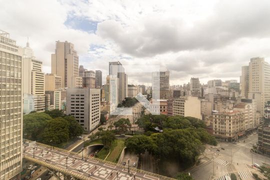 Vista do Studio de kitnet/studio para alugar com 1 quarto, 33m² em Centro, São Paulo