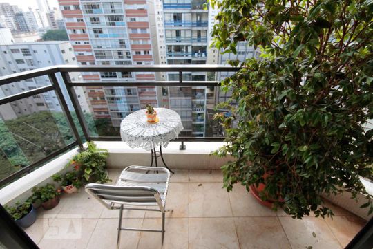 Varanda de apartamento para alugar com 4 quartos, 160m² em Consolação, São Paulo