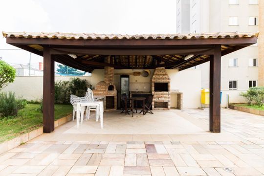 Churrasqueira - Condomínio de apartamento para alugar com 3 quartos, 76m² em Mooca, São Paulo
