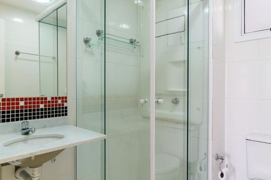 Banheiro de apartamento para alugar com 3 quartos, 76m² em Mooca, São Paulo