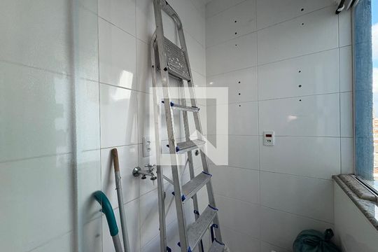 Área de Serviço de casa à venda com 3 quartos, 137m² em Vila Alzira, Santo André