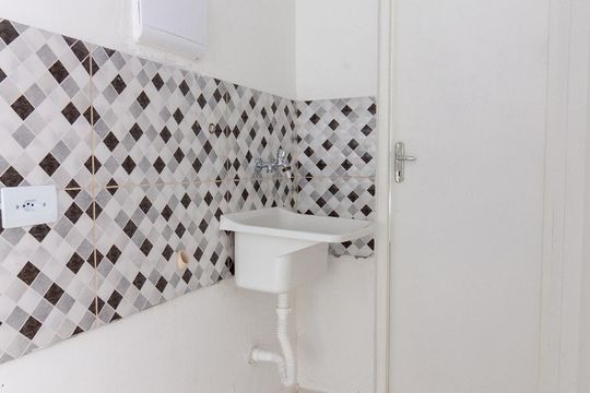 Área de Serviço de kitnet/studio para alugar com 1 quarto, 25m² em Santo Amaro, São Paulo