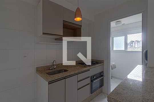 Cozinha  de apartamento à venda com 2 quartos, 46m² em Jardim Santa Cruz (sacomã), São Paulo