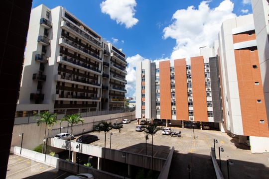 Vista de kitnet/studio para alugar com 1 quarto, 27m² em Zona Industrial (guará), Brasília