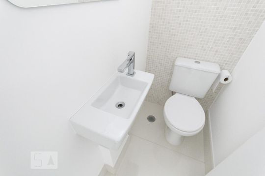 Banheiro  de apartamento à venda com 1 quarto, 50m² em Vila Mariana, São Paulo