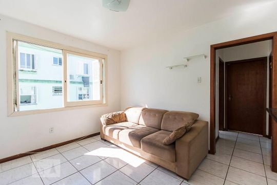 Sala de apartamento à venda com 2 quartos, 56m² em Cristal, Porto Alegre
