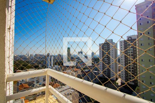 Varanda do quarto 1 de apartamento para alugar com 2 quartos, 58m² em Vila Valparaíso, Santo André