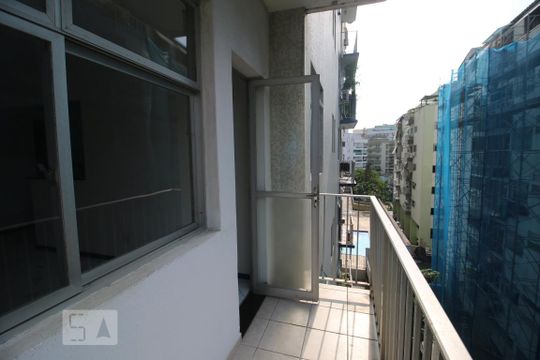 Varanda da Sala de apartamento para alugar com 2 quartos, 80m² em Anil, Rio de Janeiro