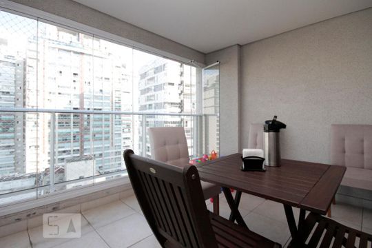 Varanda de apartamento para alugar com 2 quartos, 77m² em Consolação, São Paulo