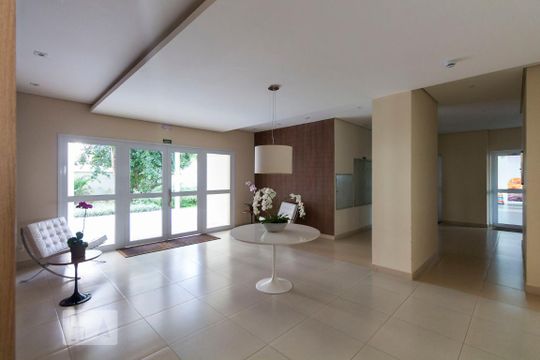 Hall social - Condomínio de apartamento para alugar com 2 quartos, 61m² em Vila Monte Alegre, São Paulo