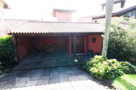 Fachada de casa de condomínio para alugar com 3 quartos, 400m² em Santa Tereza, Porto Alegre