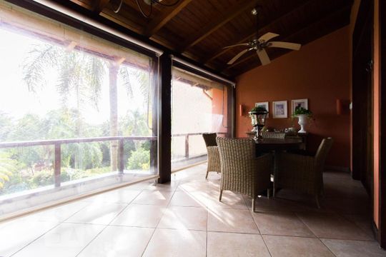Varanda Sala de casa de condomínio para alugar com 3 quartos, 400m² em Santa Tereza, Porto Alegre