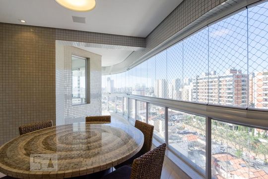 Varanda gourmet de apartamento à venda com 3 quartos, 285m² em Jardim do Mar, São Bernardo do Campo