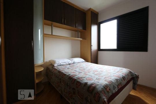quarto 2 de apartamento para alugar com 2 quartos, 58m² em Vila Andrade, São Paulo