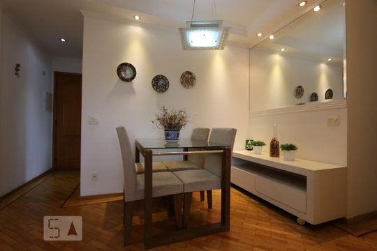 sala de apartamento para alugar com 2 quartos, 58m² em Vila Andrade, São Paulo