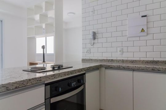 Cozinha de kitnet/studio para alugar com 1 quarto, 38m² em Jardim Flor da Montanha, Guarulhos