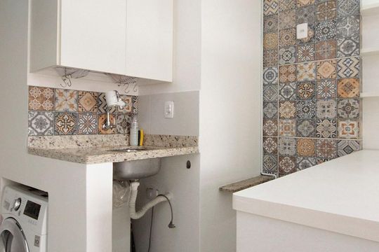 Cozinha de kitnet/studio à venda com 1 quarto, 29m² em Vila Buarque, São Paulo