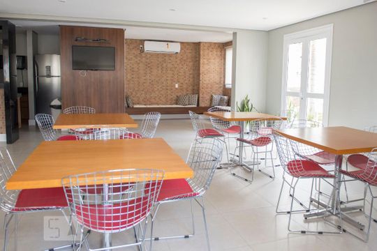 Salão de festas de apartamento à venda com 2 quartos, 60m² em Harmonia, Canoas