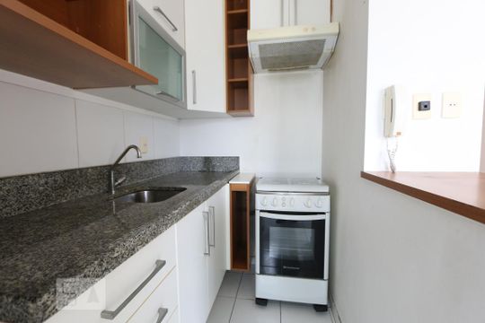 cozinha de apartamento para alugar com 1 quarto, 40m² em Super Quadra Morumbi, São Paulo