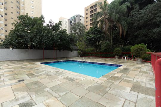 Área comum - Piscina de apartamento à venda com 2 quartos, 60m² em Brooklin Paulista, São Paulo
