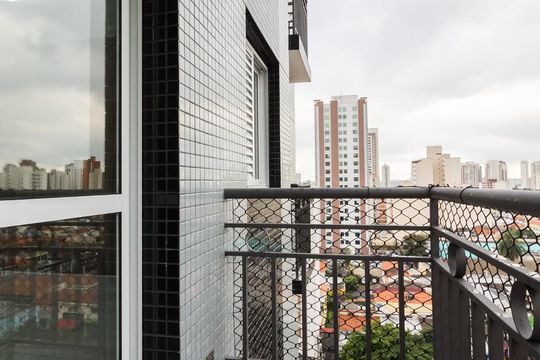 Sacada de apartamento para alugar com 1 quarto, 55m² em Tatuapé, São Paulo