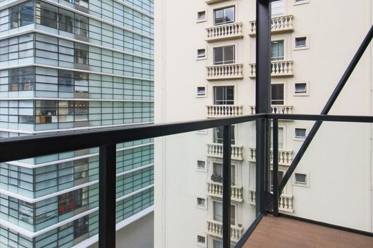 Sacada de kitnet/studio para alugar com 1 quarto, 47m² em Vila Olímpia, São Paulo