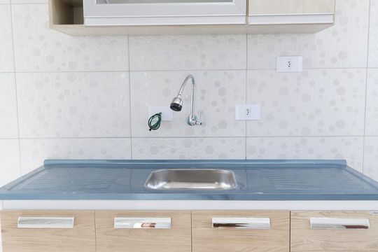 Sala - cozinha de apartamento para alugar com 1 quarto, 36m² em Jardim Brasil (zona Norte), São Paulo