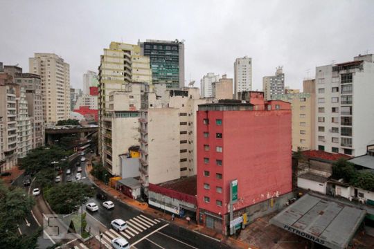 Vista de kitnet/studio para alugar com 1 quarto, 33m² em Bela Vista, São Paulo
