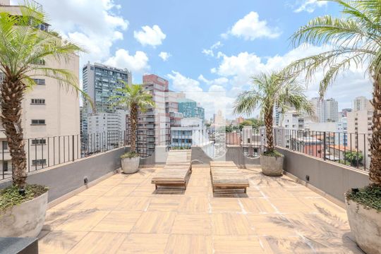 Área comum de apartamento à venda com 1 quarto, 28m² em Bela Vista, São Paulo