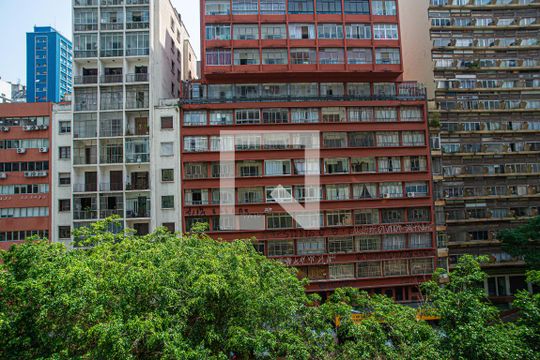 Vista da varanda de kitnet/studio à venda com 2 quartos, 54m² em Bela Vista, São Paulo