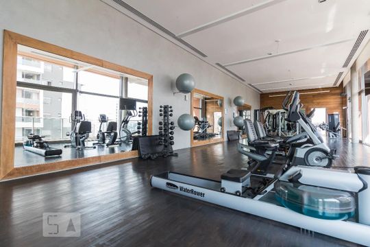 Academia de kitnet/studio para alugar com 1 quarto, 41m² em Brooklin Paulista, São Paulo