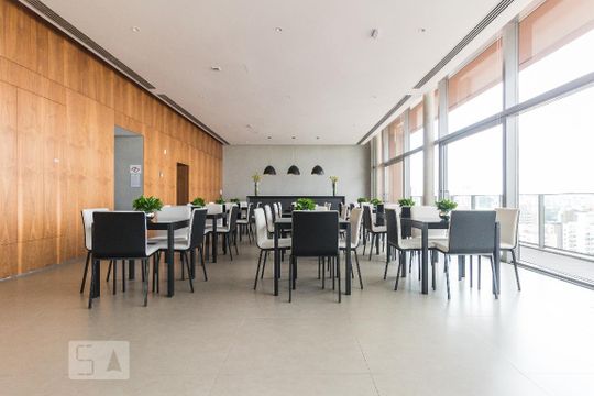 Salão de Festas de kitnet/studio para alugar com 1 quarto, 41m² em Brooklin Paulista, São Paulo