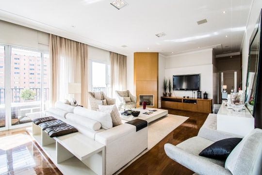 Sala 1 de apartamento à venda com 4 quartos, 326m² em Jardim Vila Mariana, São Paulo