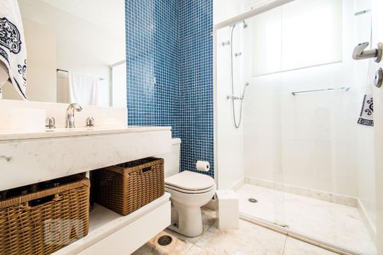 Banheiro da Suíte 1 de apartamento à venda com 4 quartos, 326m² em Jardim Vila Mariana, São Paulo