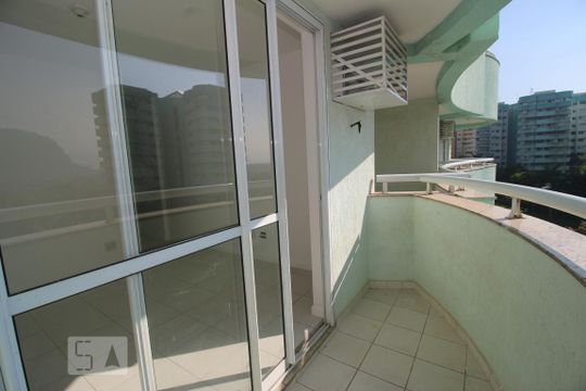 Varanda da Suite 01 de apartamento à venda com 2 quartos, 80m² em Jacarepaguá, Rio de Janeiro