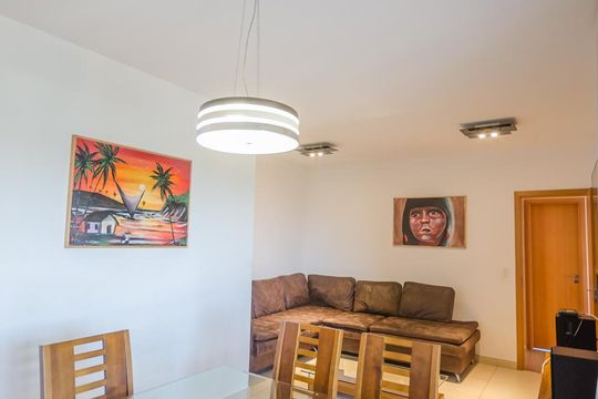 SALA de apartamento à venda com 3 quartos, 93m² em Vila da Serra, Nova Lima