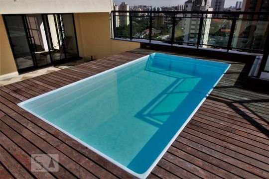 Piscina de apartamento à venda com 3 quartos, 282m² em Vila Suzana, São Paulo