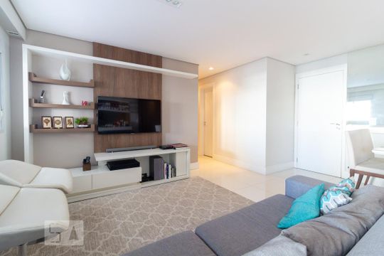 Sala de apartamento à venda com 2 quartos, 124m² em Jardim Dom Bosco, São Paulo