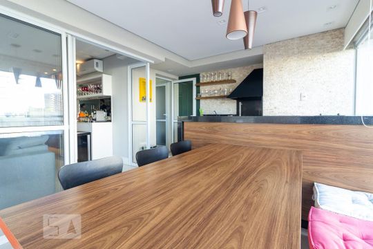 Varanda Gourmet de apartamento à venda com 2 quartos, 124m² em Jardim Dom Bosco, São Paulo