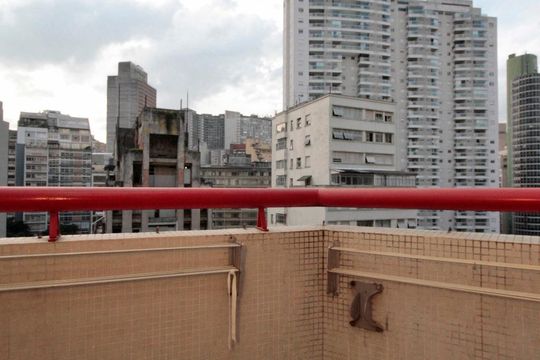 Varanda de apartamento para alugar com 1 quarto, 40m² em Bela Vista, São Paulo
