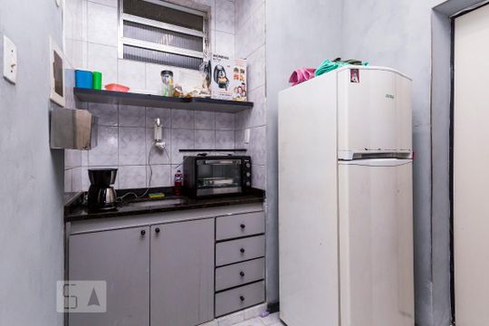 Cozinha de kitnet/studio à venda com 1 quarto, 38m² em Centro, Rio de Janeiro