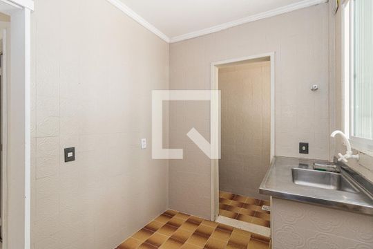 Cozinha de apartamento à venda com 1 quarto, 40m² em Centro Histórico, Porto Alegre