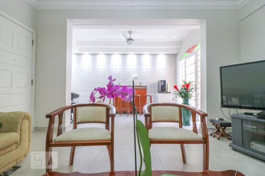 Sala de apartamento à venda com 3 quartos, 135m² em Gutierrez, Belo Horizonte