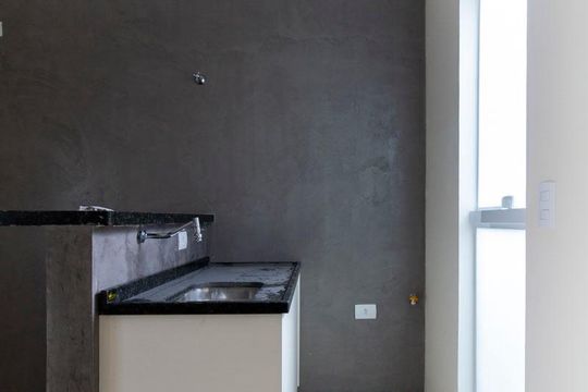 Cozinha de kitnet/studio para alugar com 1 quarto, 32m² em Mirandópolis, São Paulo