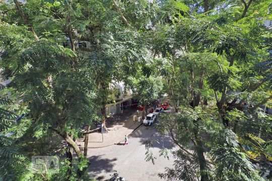 Vista Sala. de apartamento para alugar com 1 quarto, 60m² em Copacabana, Rio de Janeiro