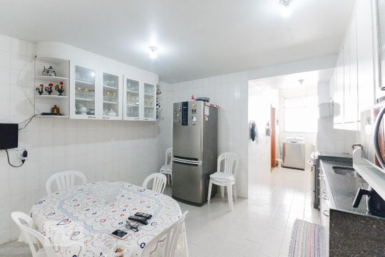Cozinha de apartamento para alugar com 3 quartos, 138m² em Tijuca, Rio de Janeiro