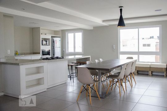 Espaço gourmet de apartamento à venda com 3 quartos, 76m² em Marechal Rondon, Canoas