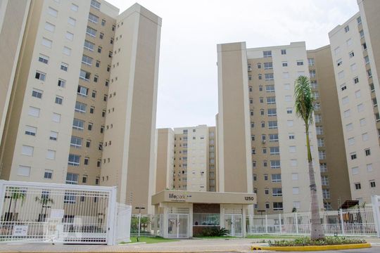 Fachada de apartamento à venda com 3 quartos, 76m² em Marechal Rondon, Canoas